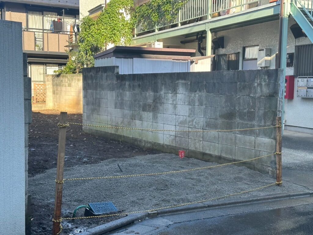 目黒区南の解体工事