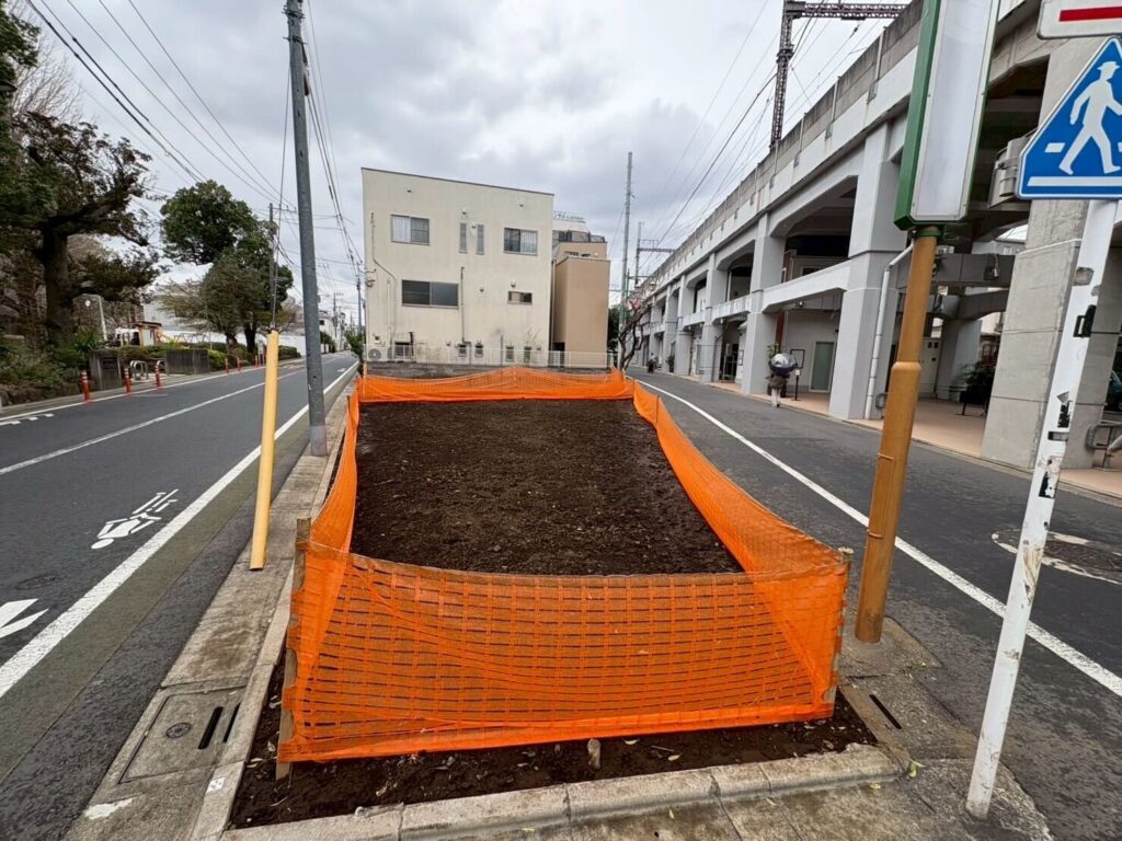 目黒区碑文谷の解体工事