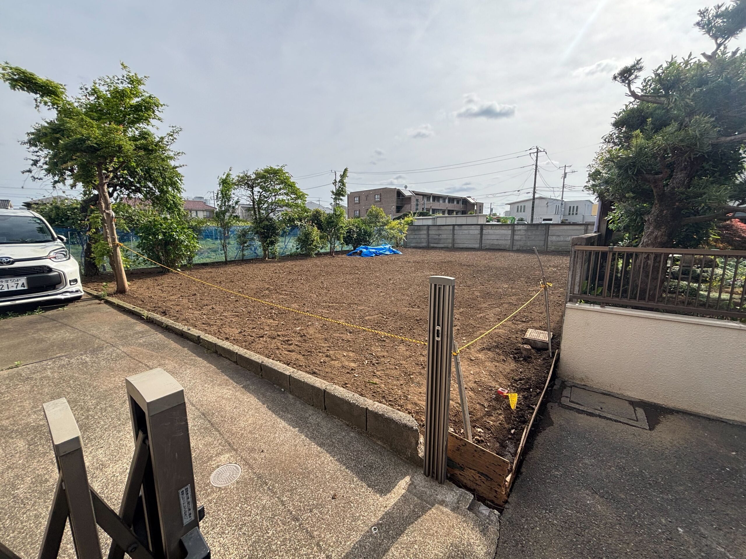 調布市若葉町の解体工事の画像
