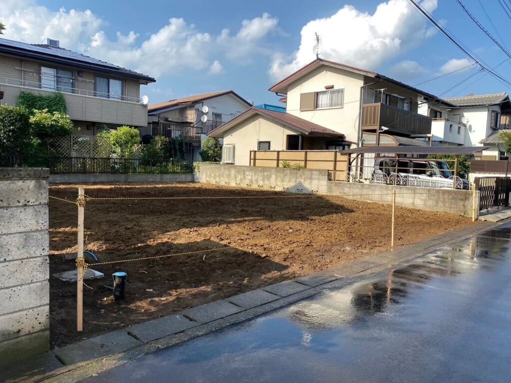 越谷市弥栄町の解体工事