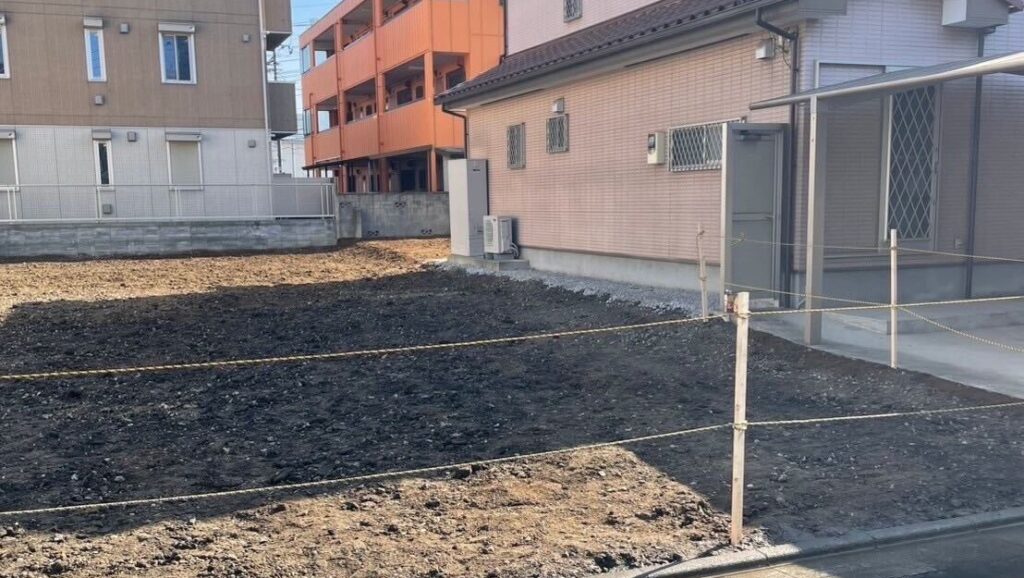 足立区谷在家の解体工事