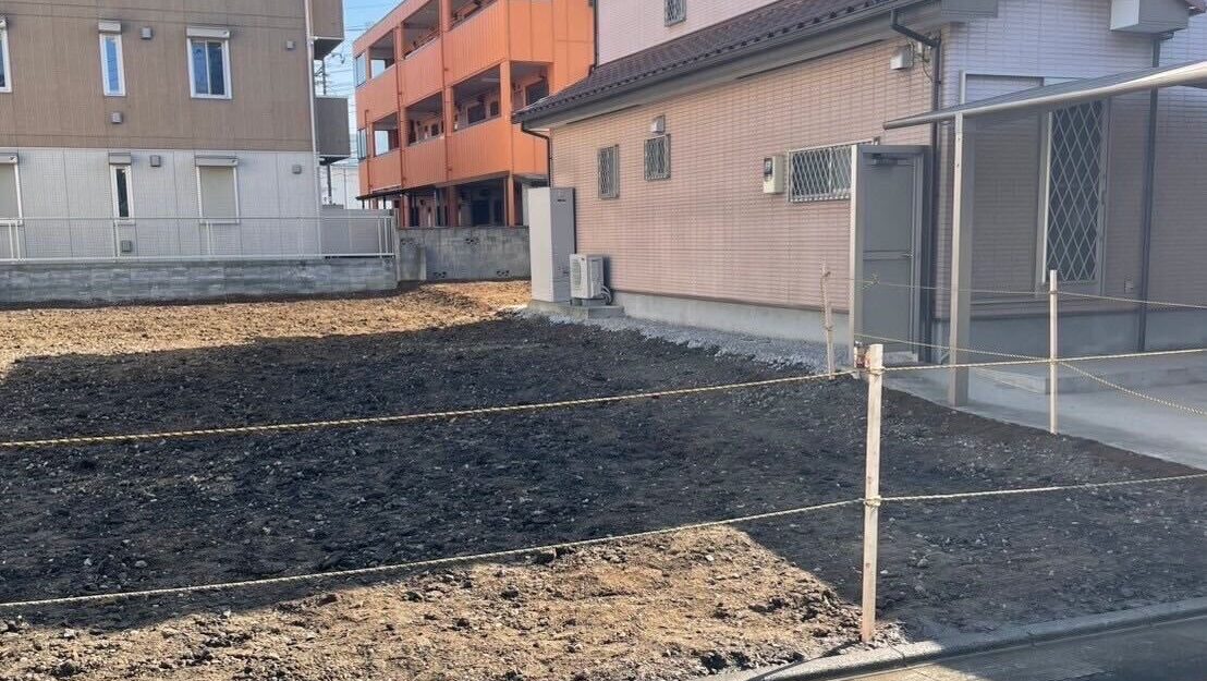 足立区谷在家の解体工事の画像