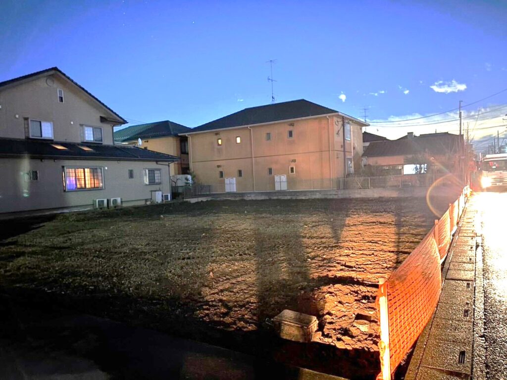 上尾市市川の解体工事