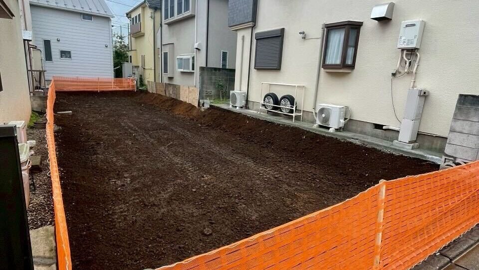 中野区上鷺宮の解体工事の画像