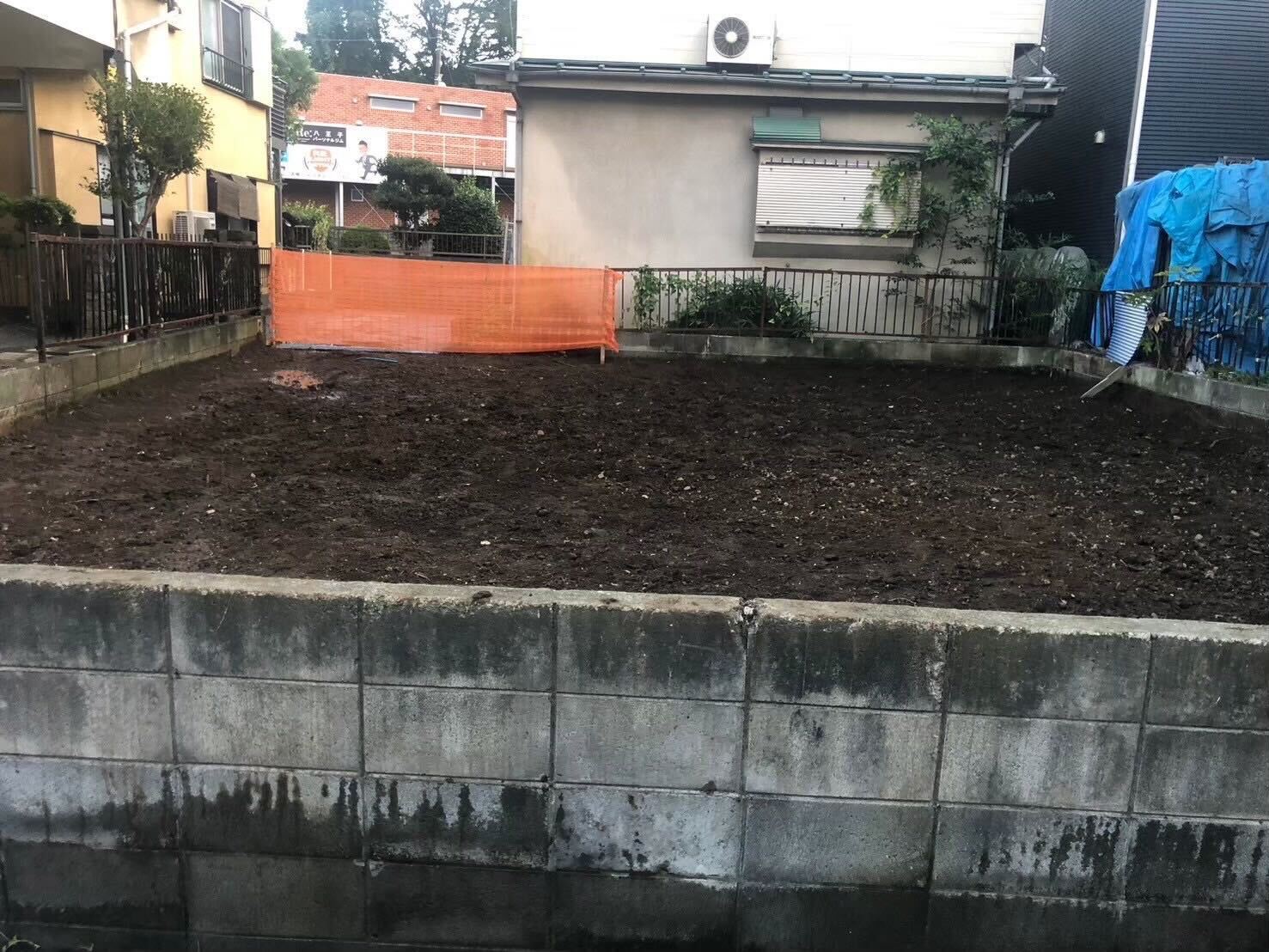 八王子市中野山王の解体工事の画像