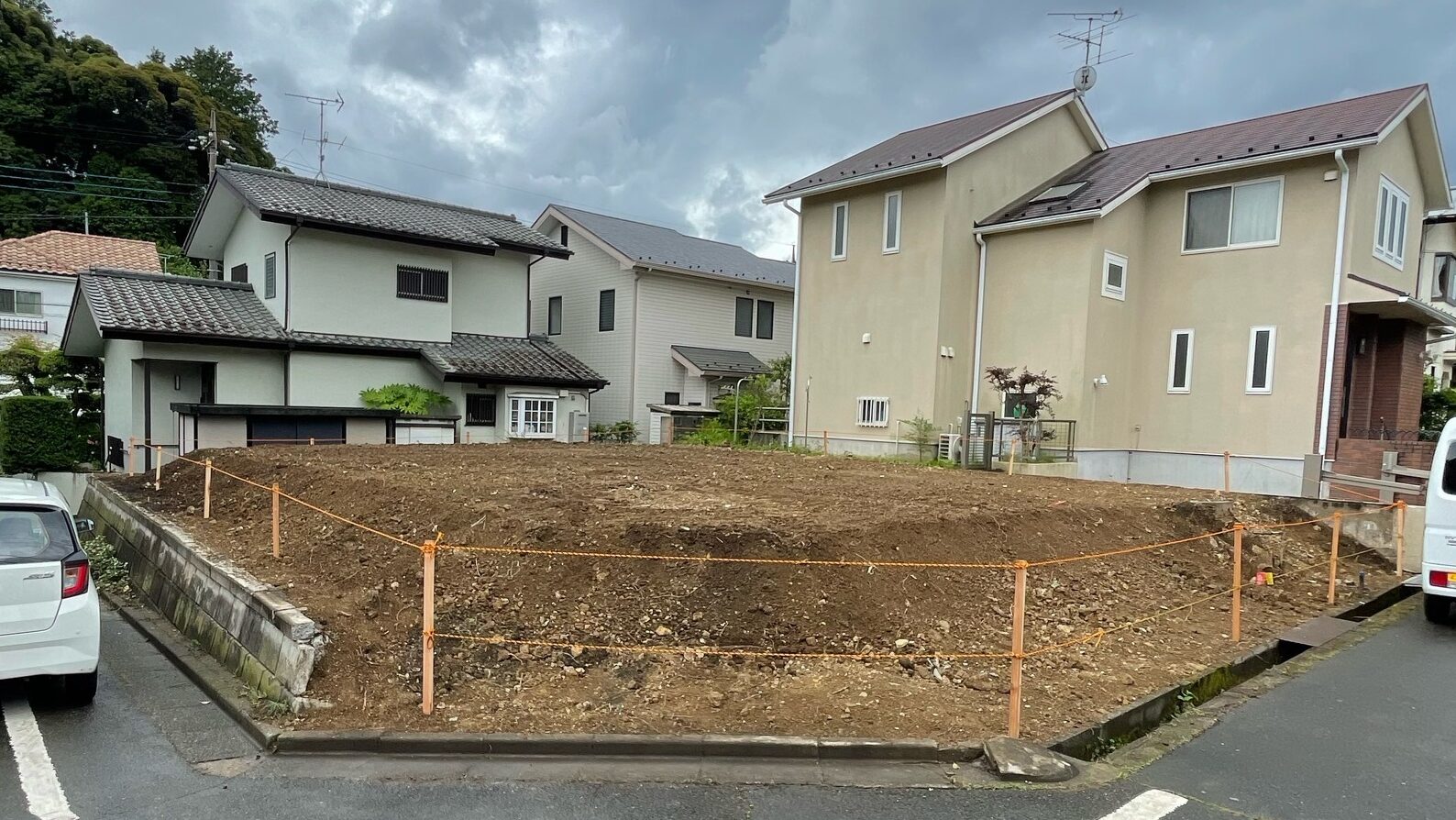 八王子市南陽台の解体工事の画像
