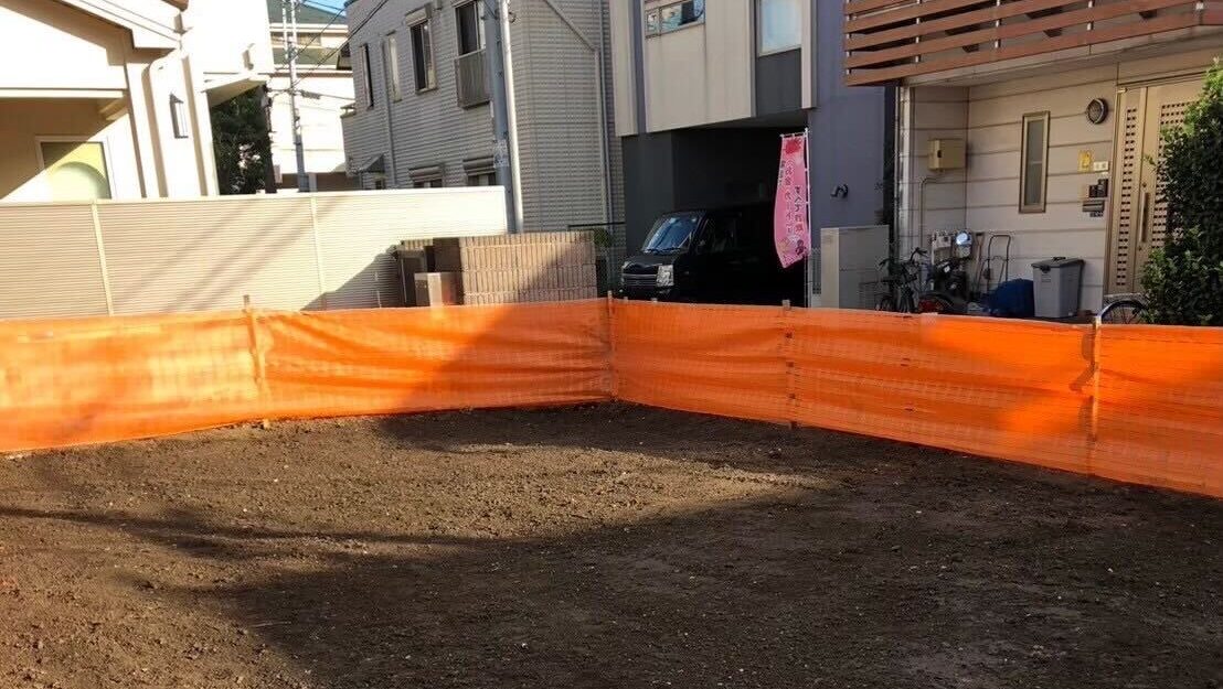 北区西ヶ原の解体工事の画像