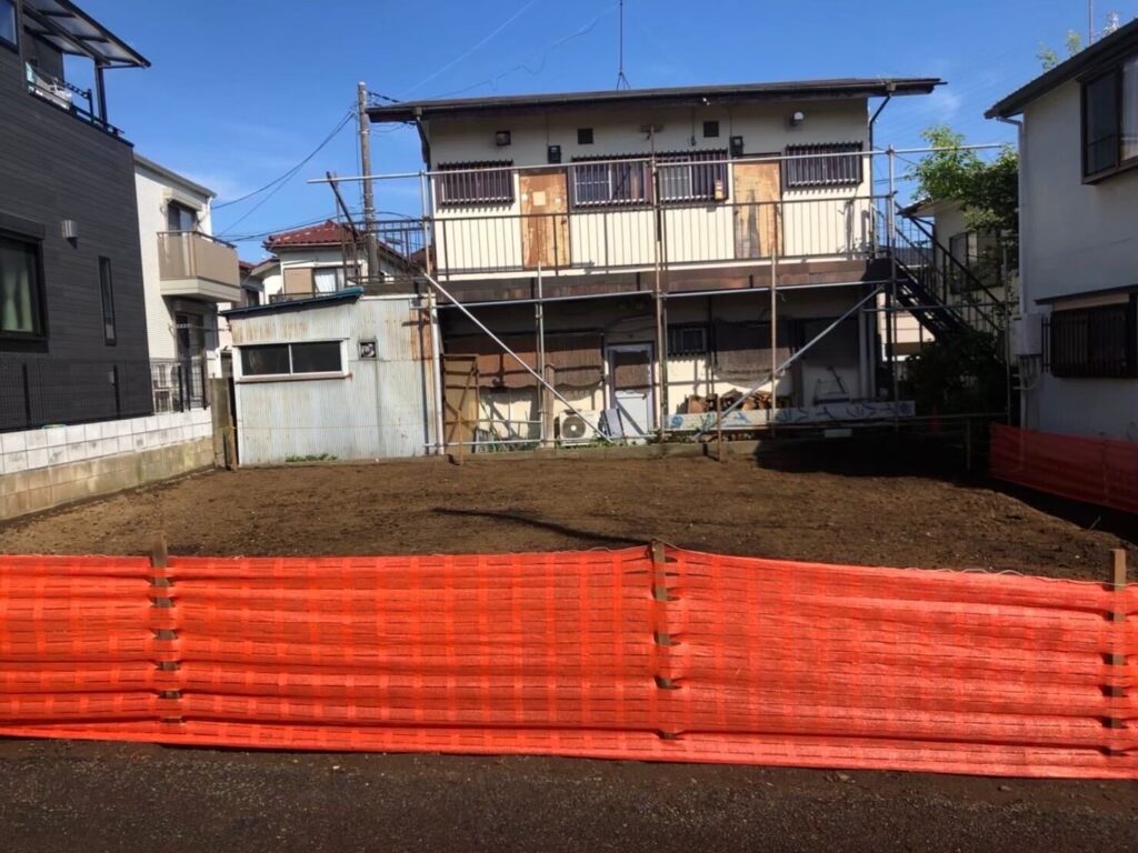 大和市下鶴間の解体工事