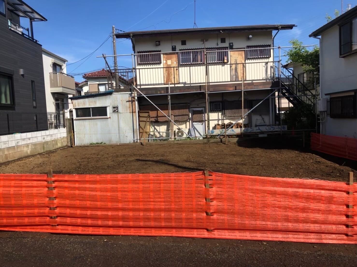 大和市下鶴間の解体工事の画像