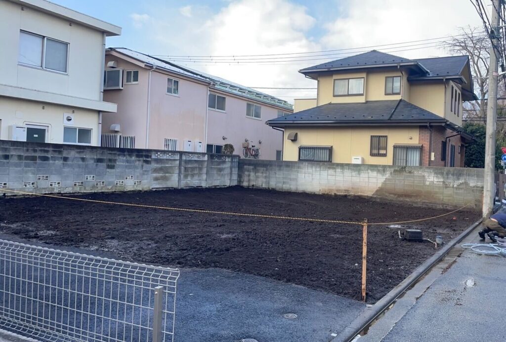 小金井市緑町の解体工事