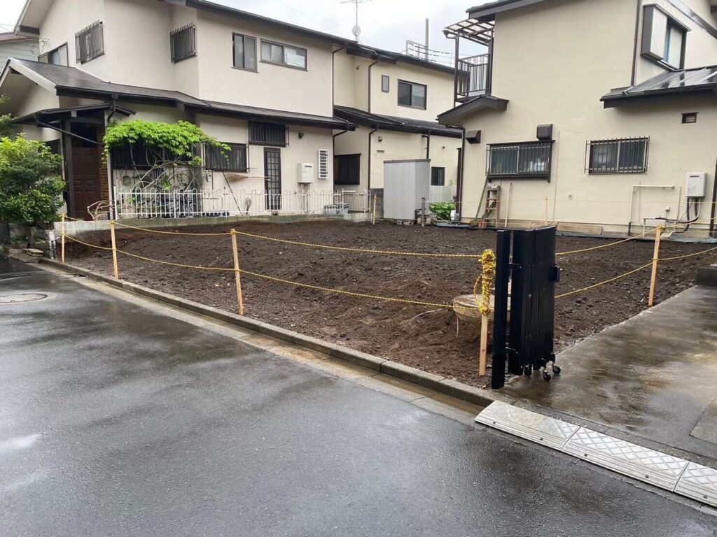 川口市木曽呂の解体工事