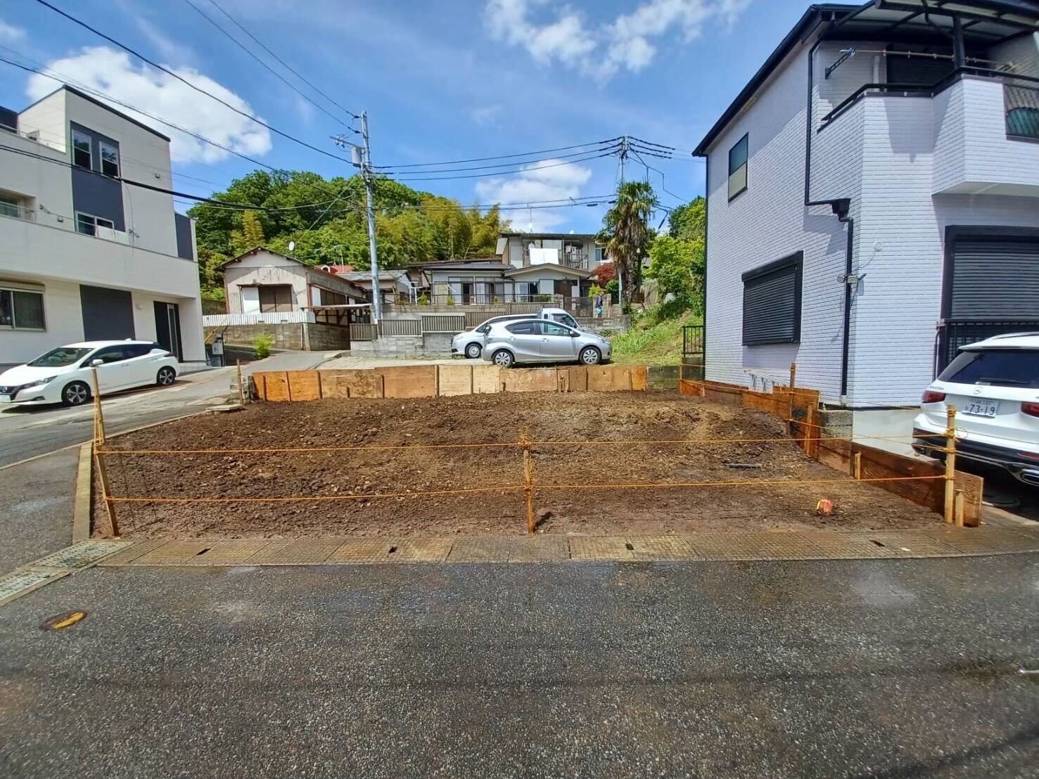 川崎市高津区上作延の解体工事の画像