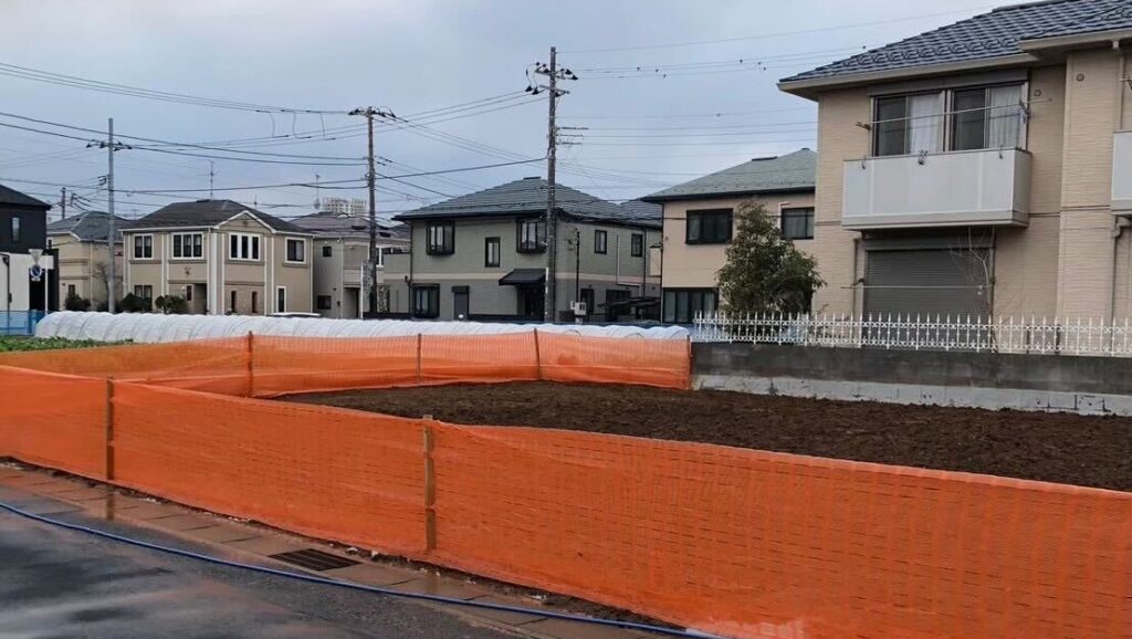 市川市北方の解体工事