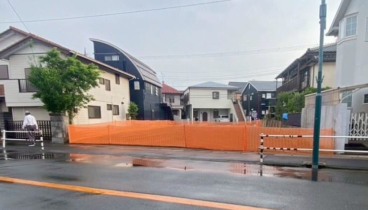 市川市南大野の解体工事の画像