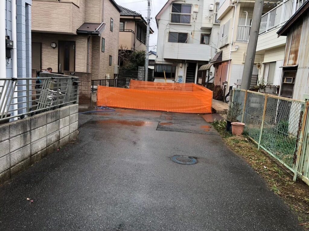市川市東菅野の解体工事