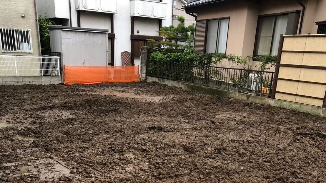 市川市若宮の解体工事の画像