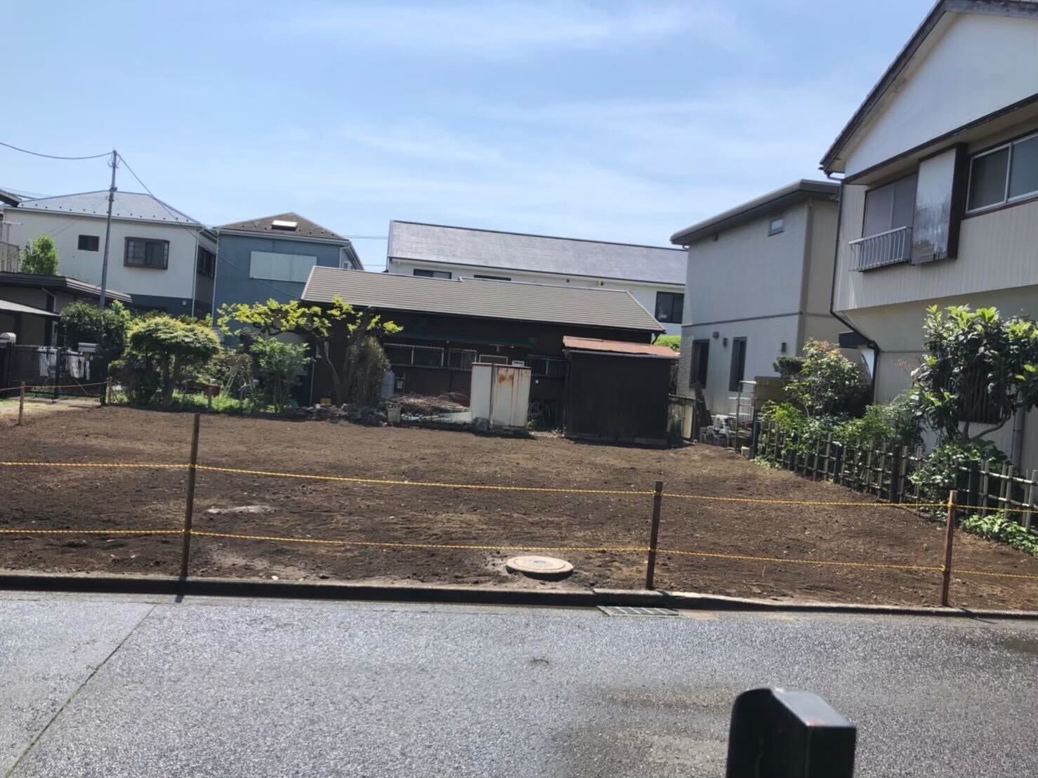 平塚市中里の解体工事の画像