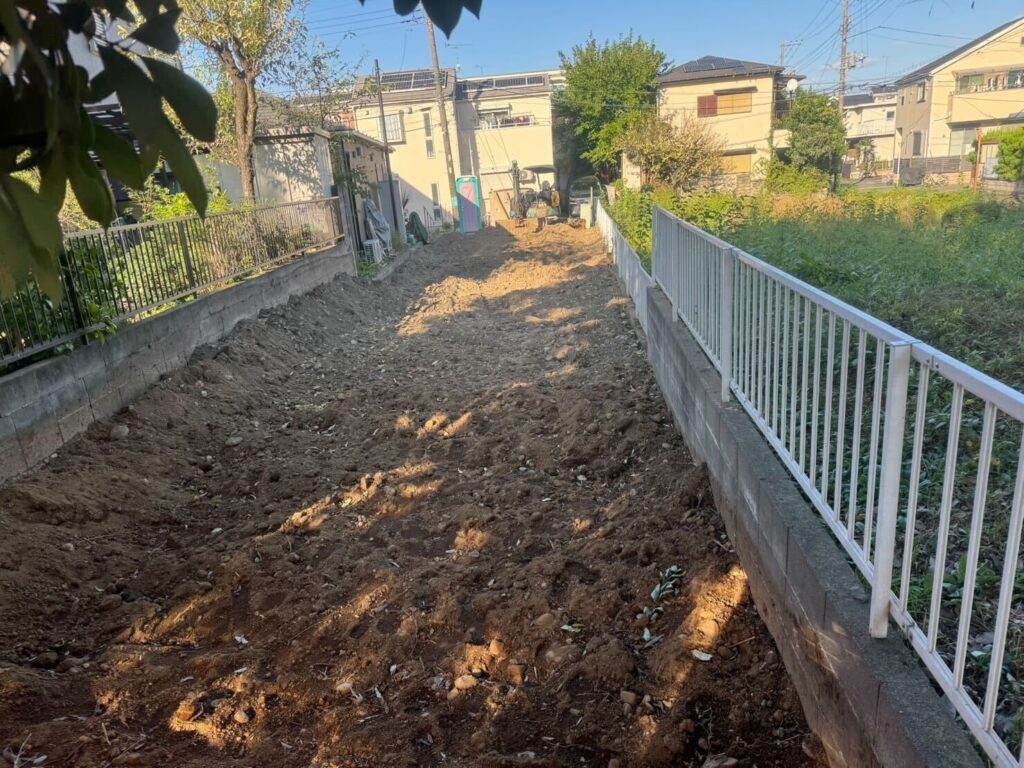 府中市四谷の解体工事