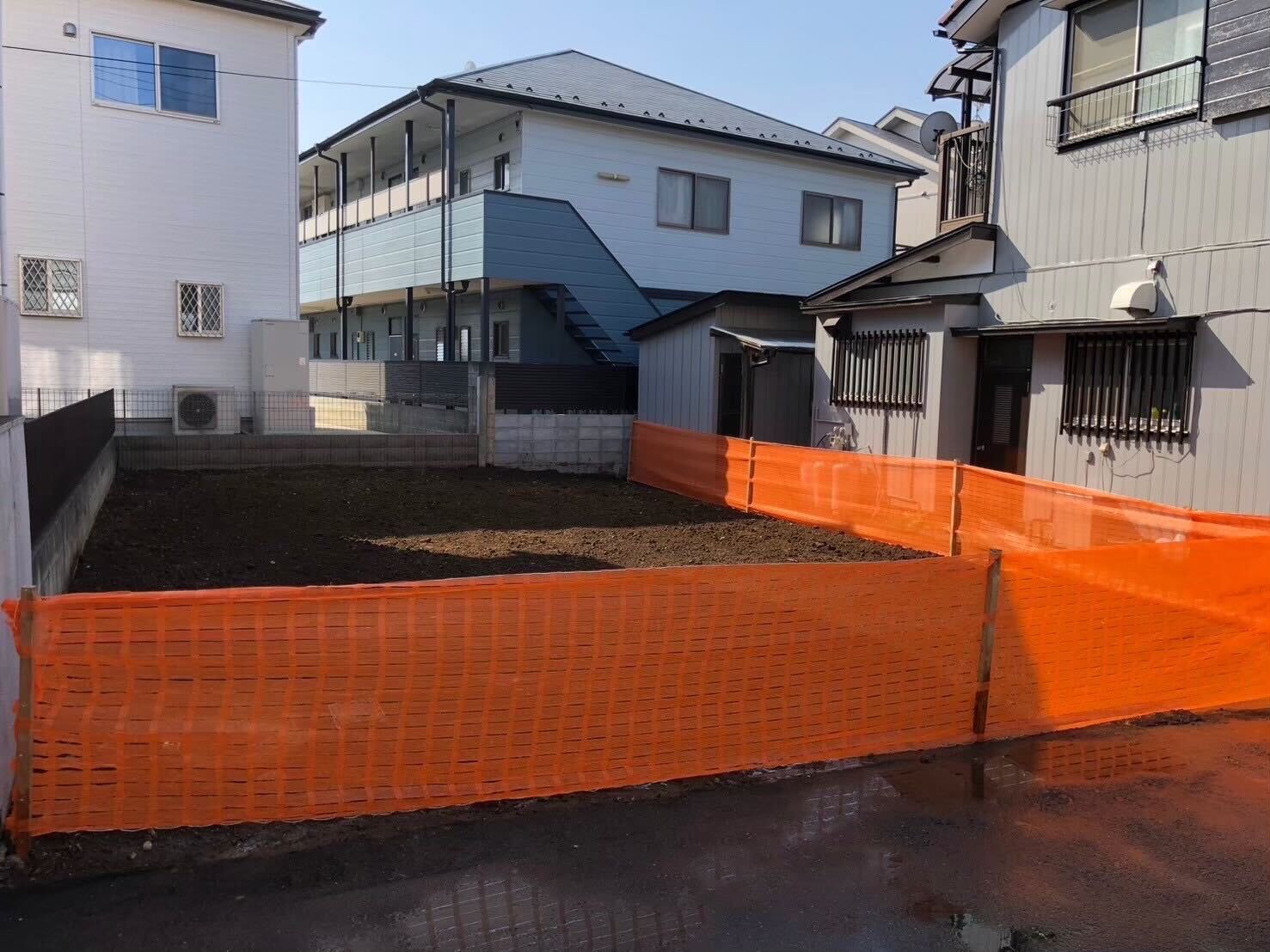 志木市柏町の解体工事の画像