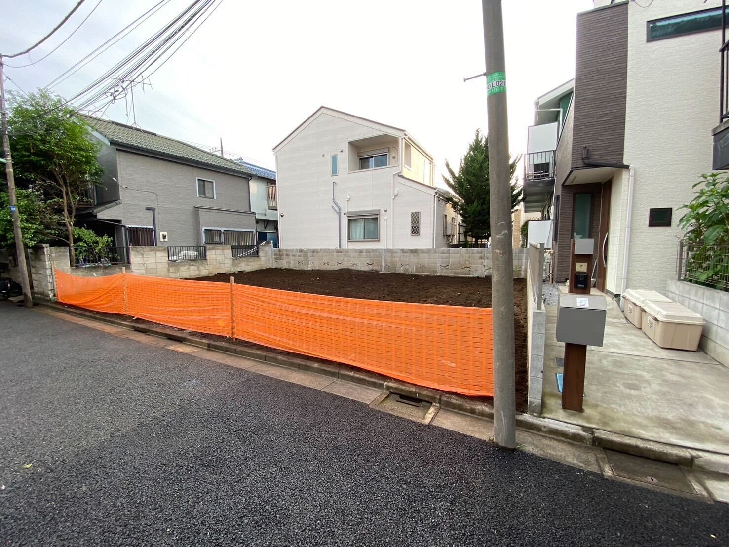 杉並区井草の解体工事の画像