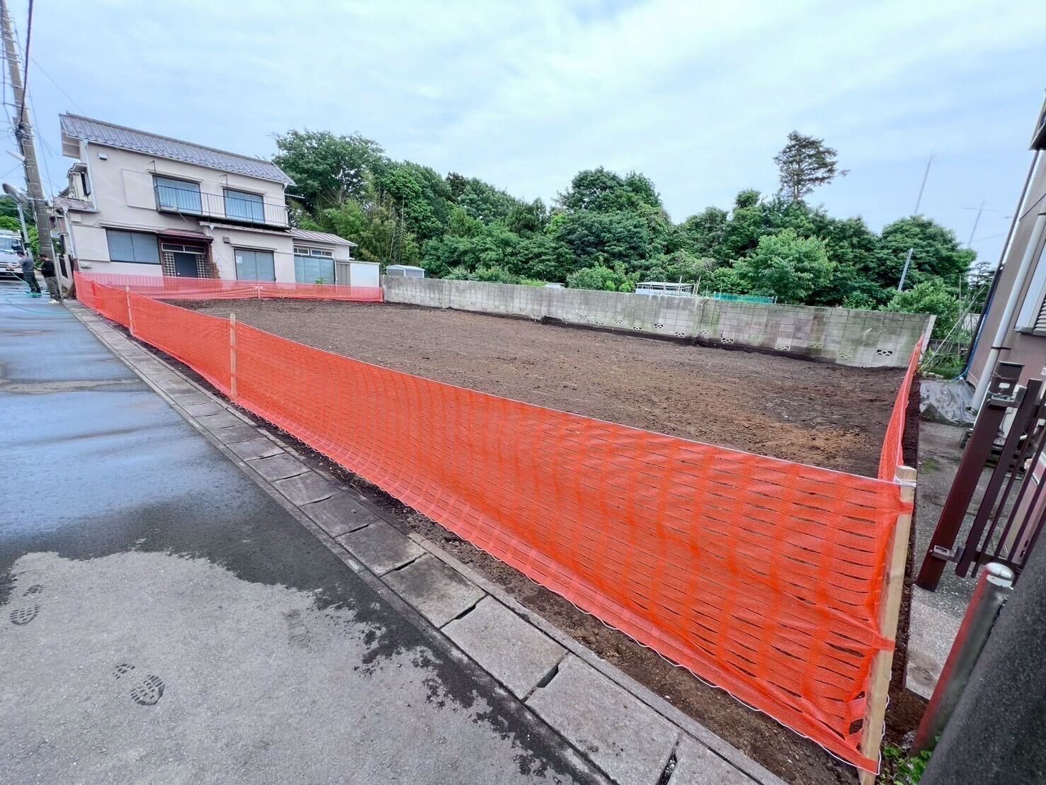 松戸市千駄堀の解体工事の画像