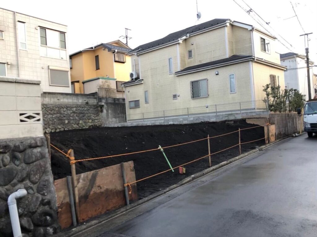横浜市戸塚区汲沢の解体工事