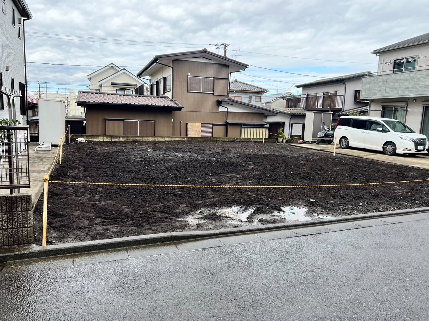 横浜市泉区上飯田町の解体工事の画像