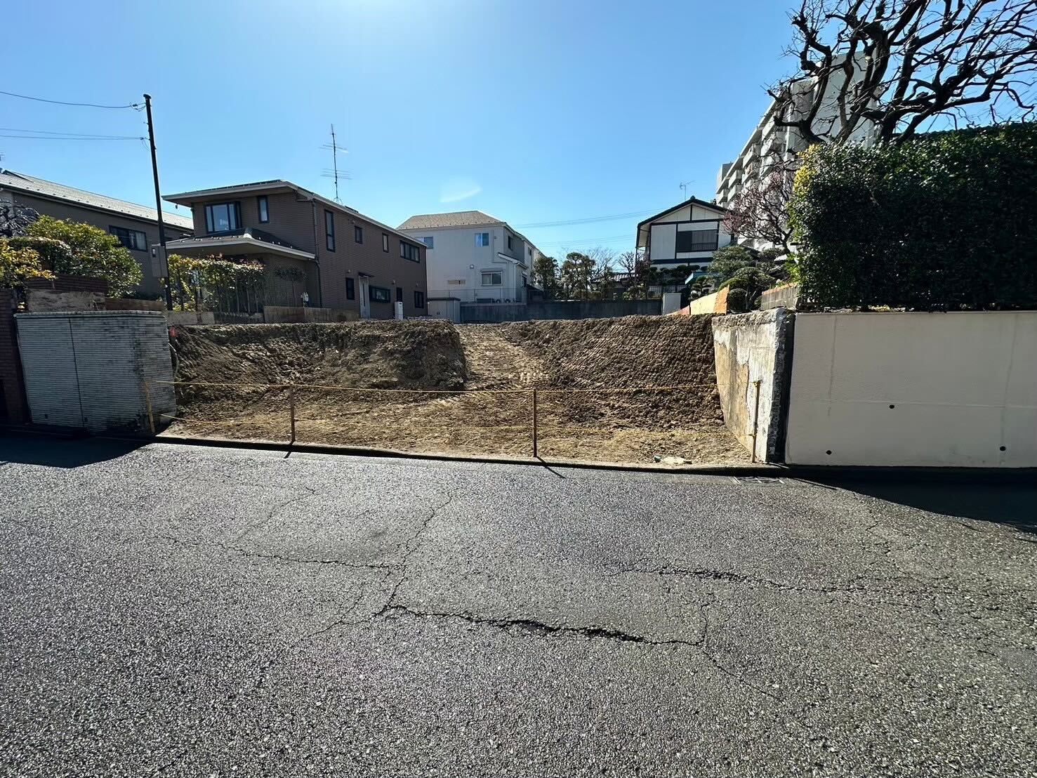 横浜市磯子区洋光台の解体工事の画像