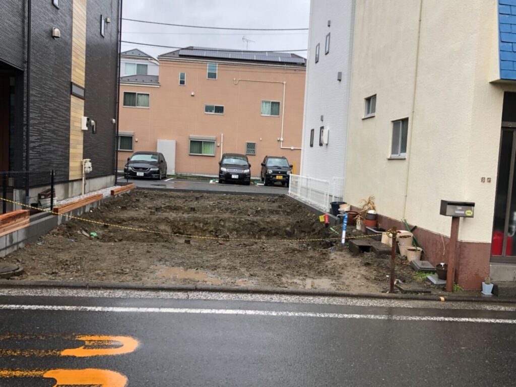 横浜市磯子区滝頭の解体工事