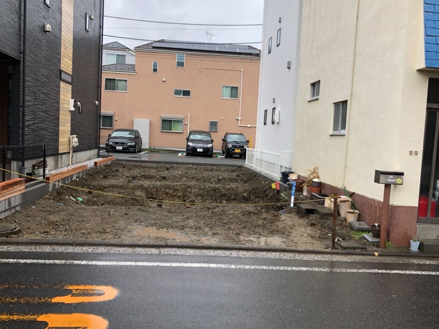 横浜市磯子区滝頭の解体工事の画像