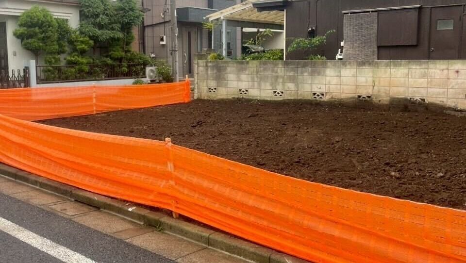 練馬区大泉町の解体工事の画像