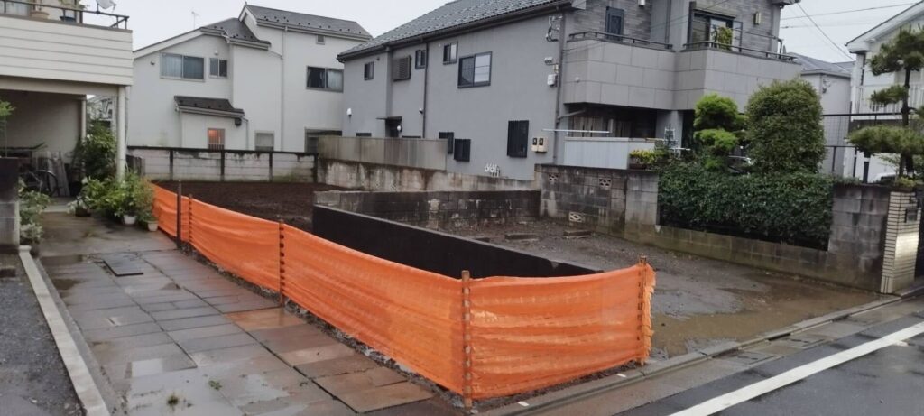 練馬区石神井台の解体工事
