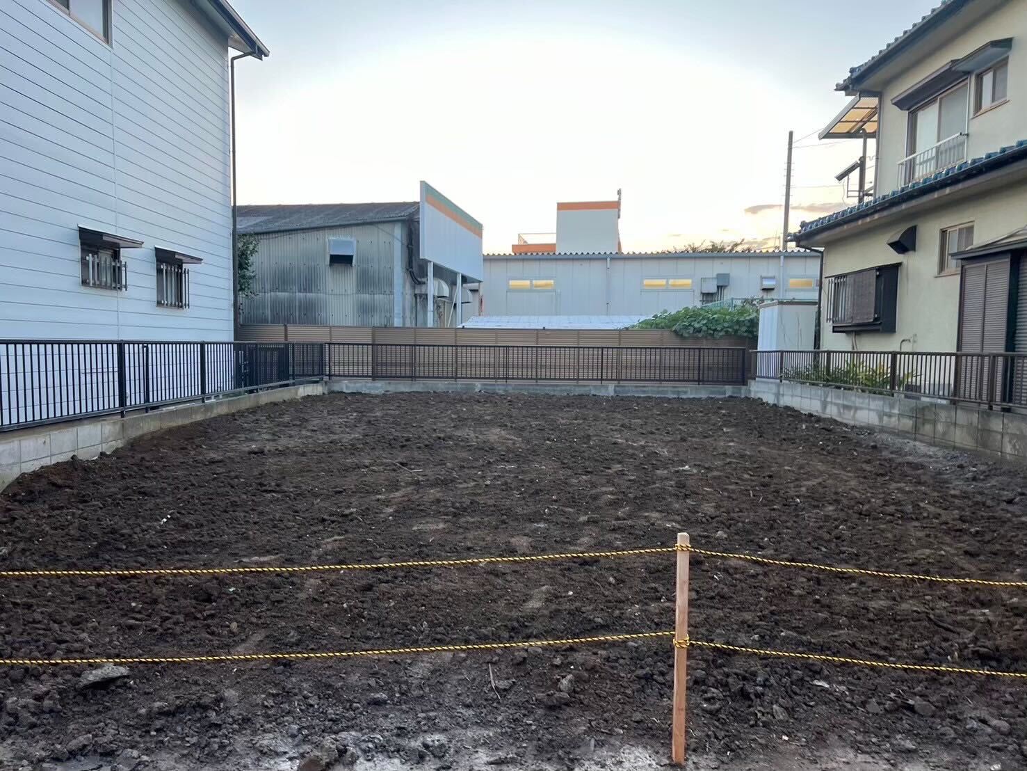 草加市苗塚の解体工事の画像