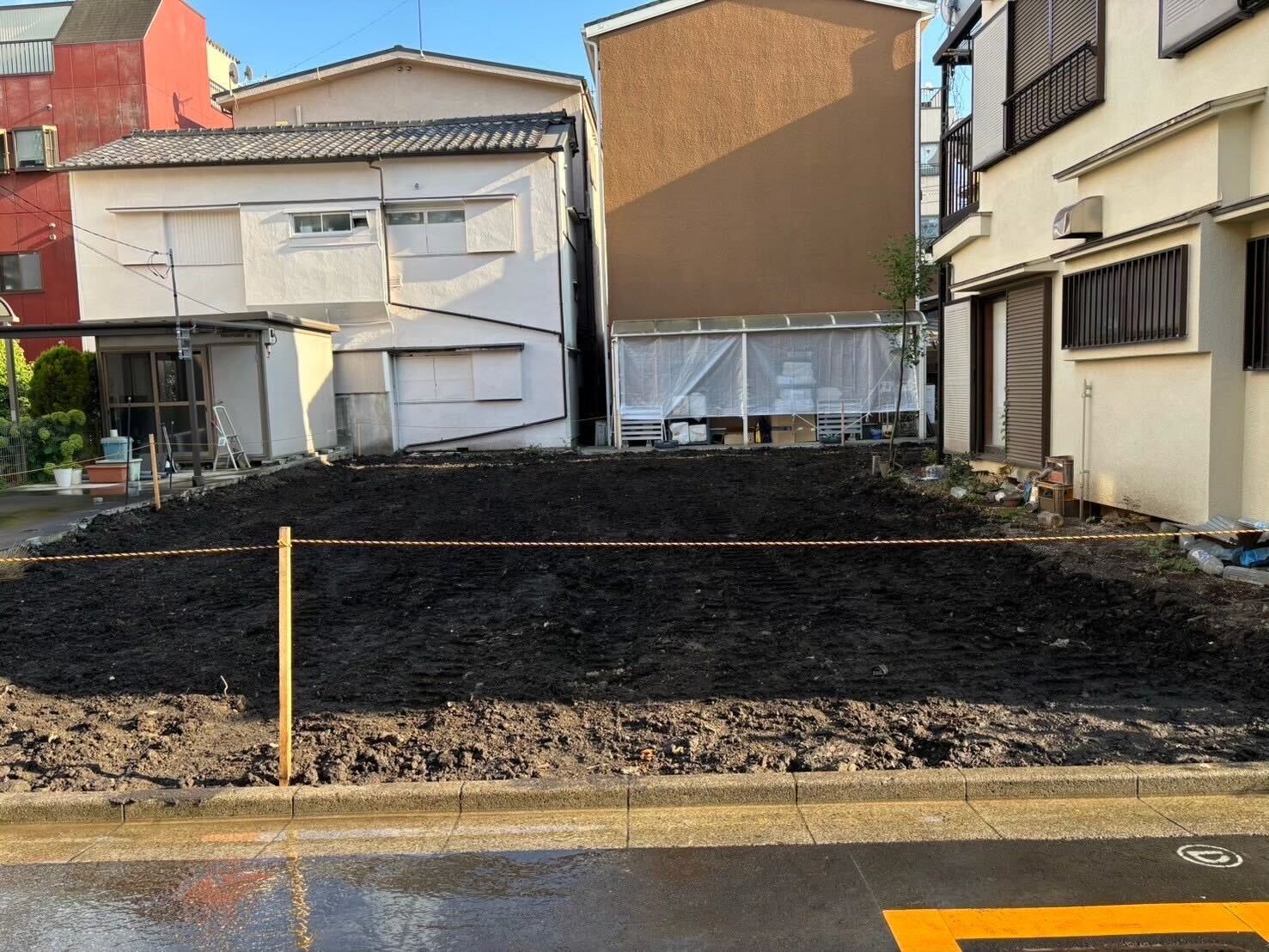 荒川区西尾久の解体工事の画像