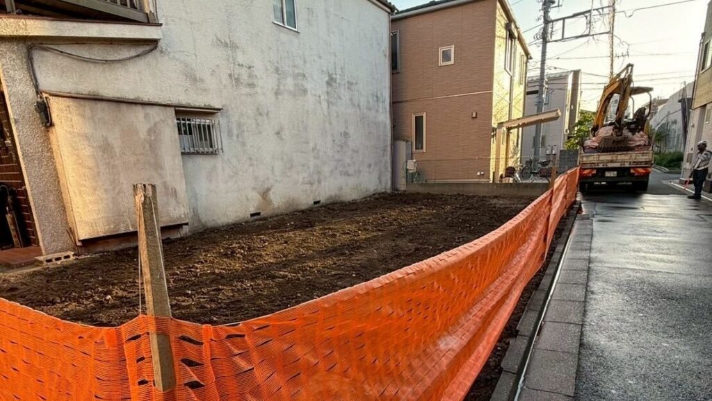 荒川区西尾久の解体工事