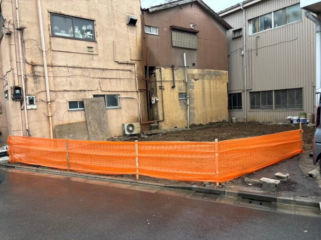 葛飾区高砂の解体工事