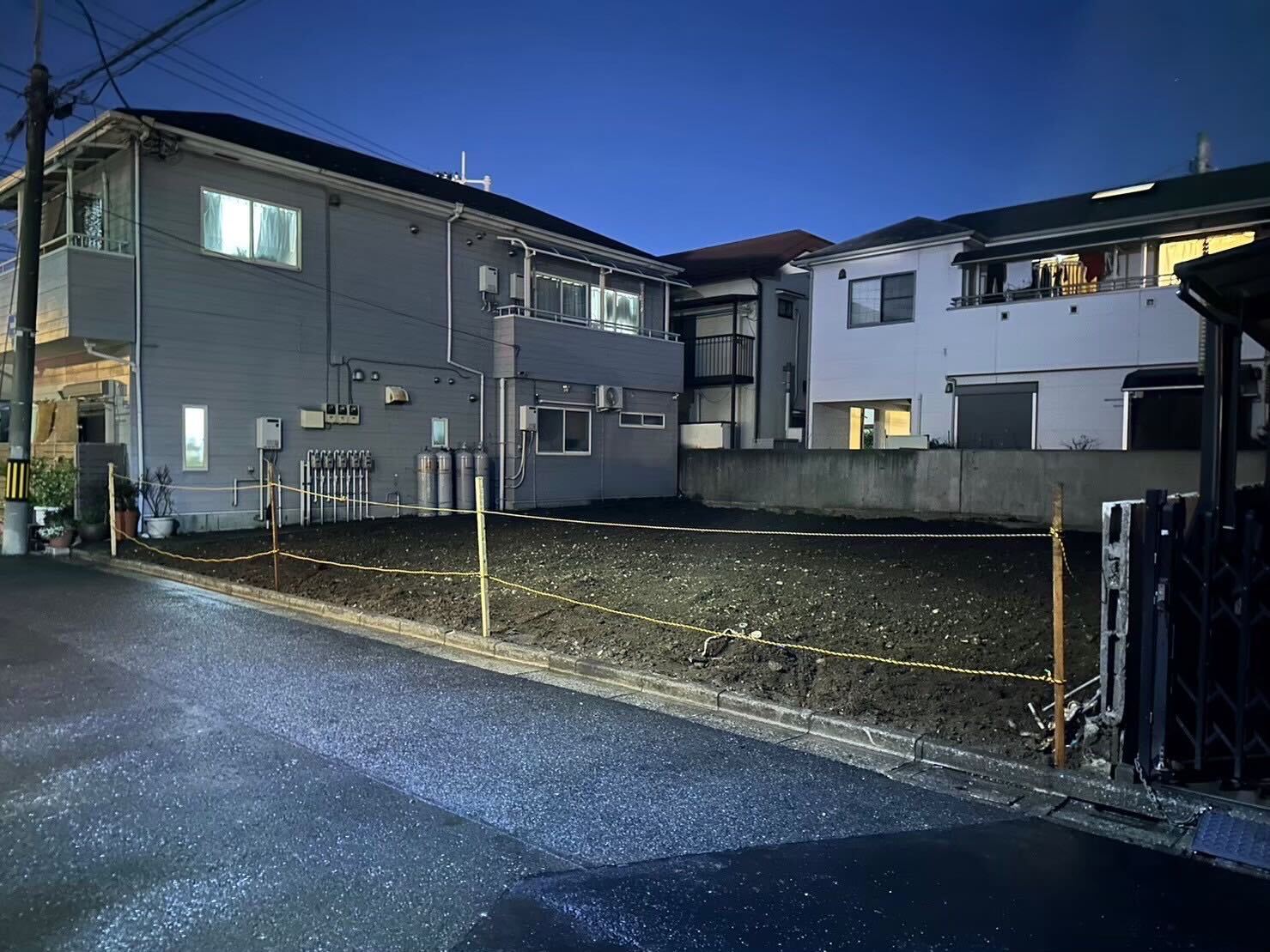蕨市塚越の解体工事の画像