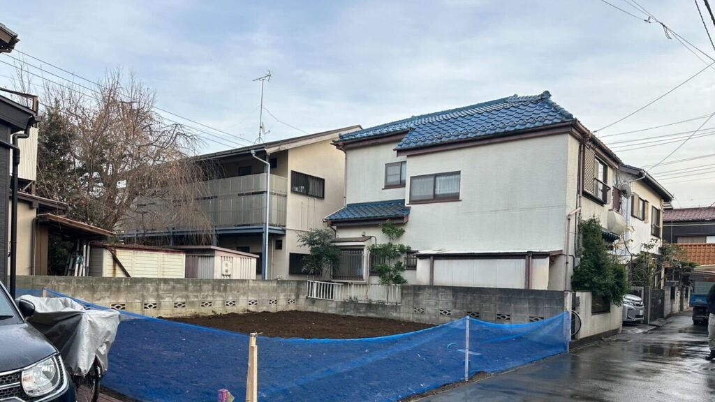 調布市富士見町の解体工事