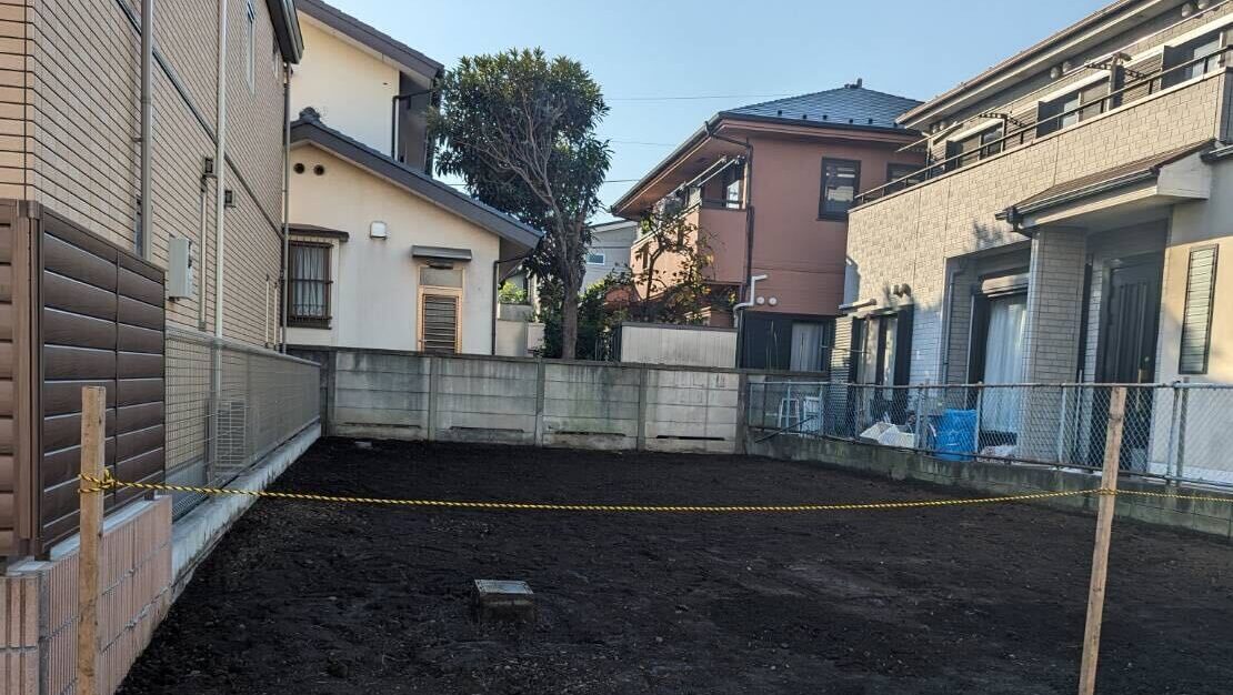 大和市中央林間の解体工事の画像