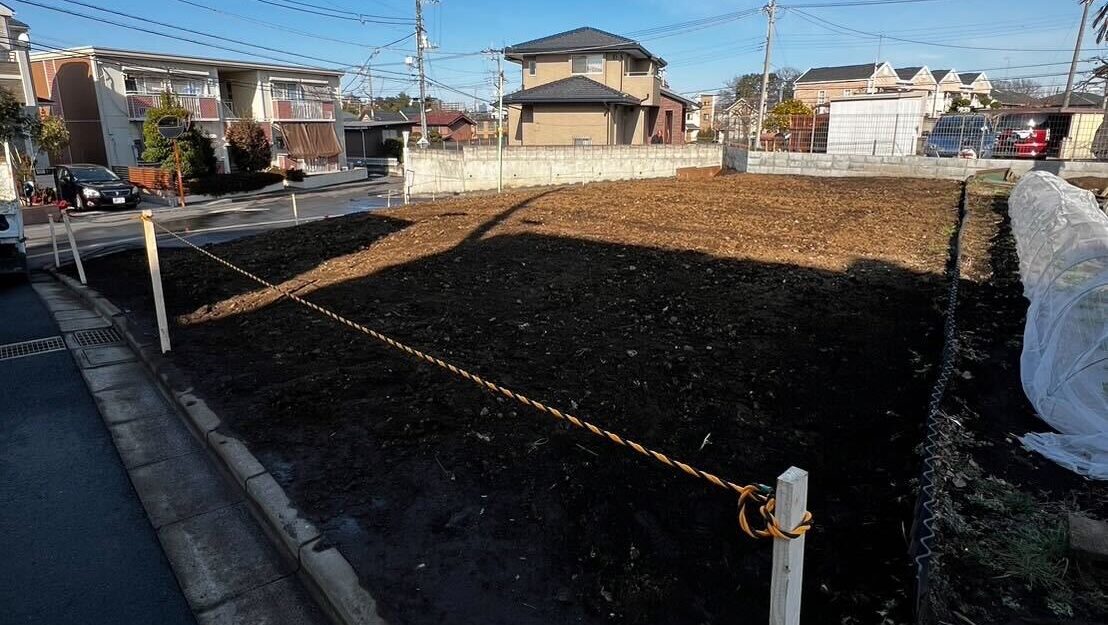 東久留米市南沢の解体工事の画像