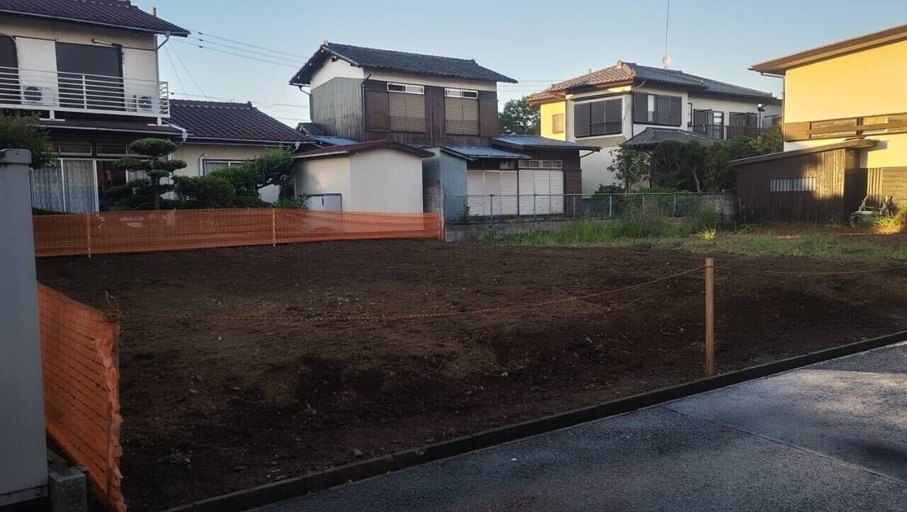 清瀬市中里の解体工事の画像
