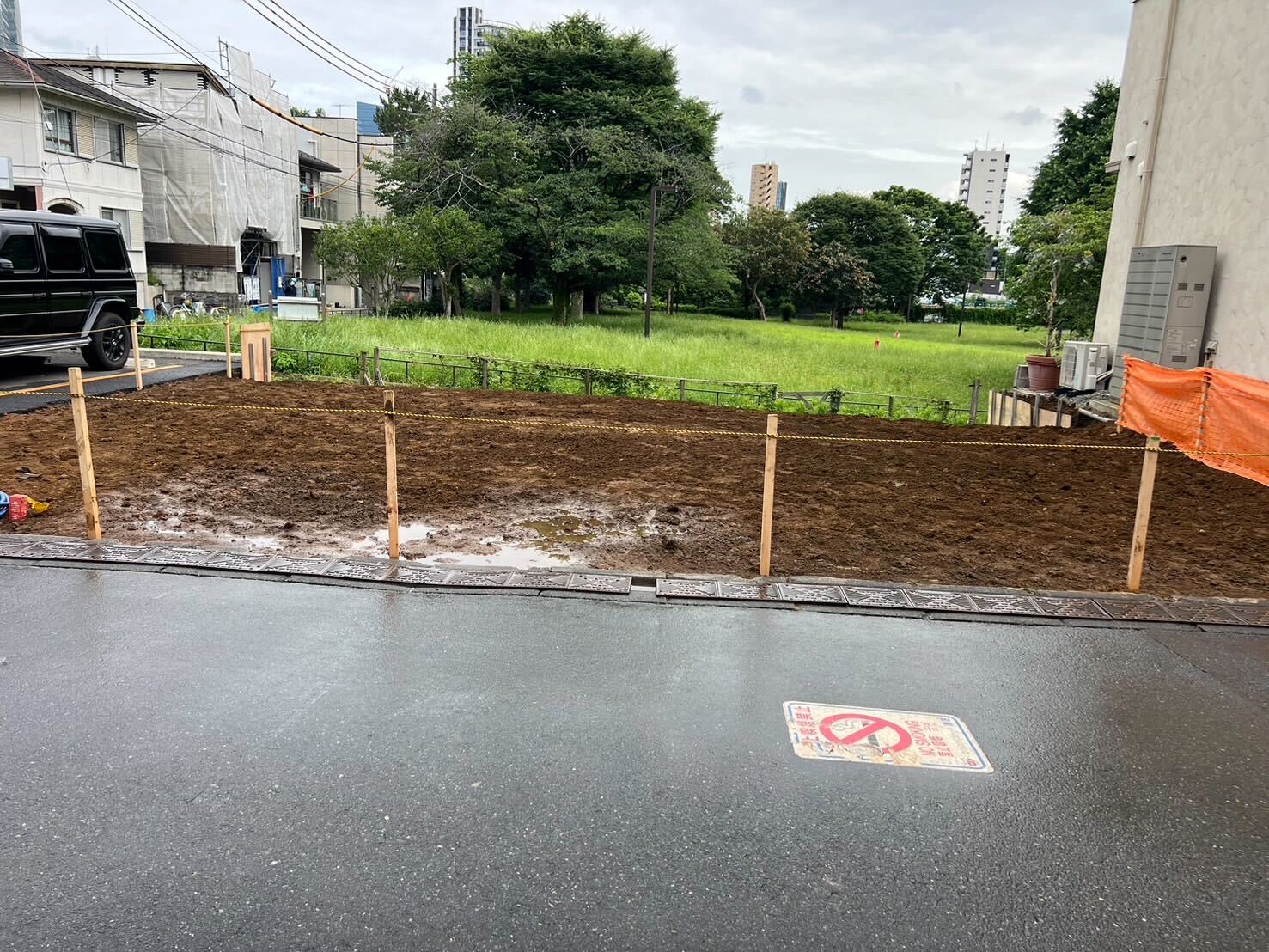港区南青山の解体工事の画像