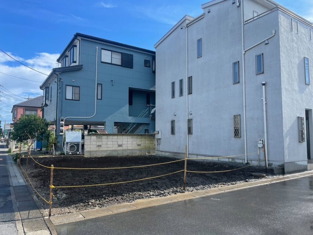 志木市中宗岡の解体工事
