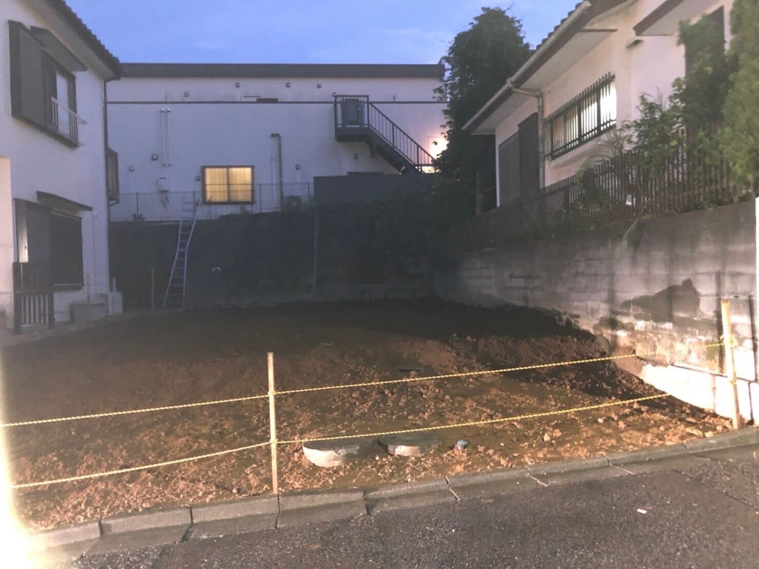 川崎市多摩区南生田の解体工事の画像