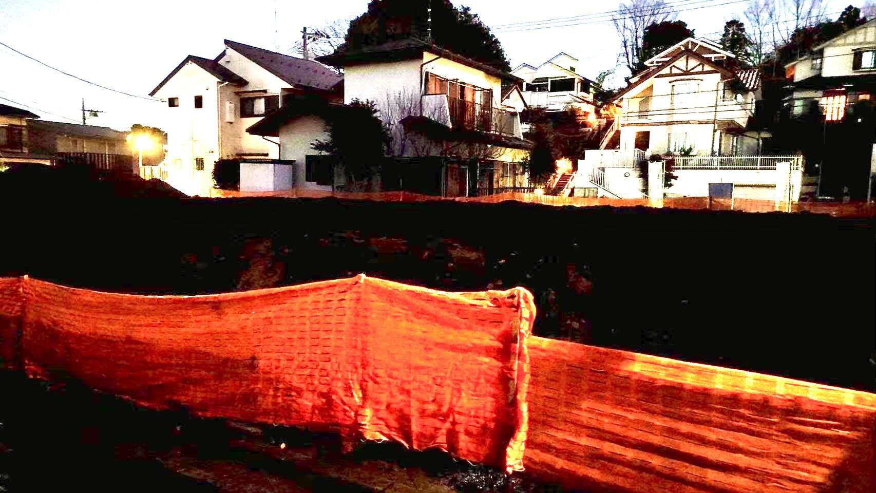 横浜市青葉区みたけ台の解体工事の画像