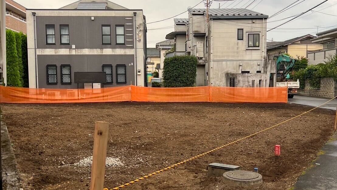 西東京市ひばりが丘の解体工事の画像