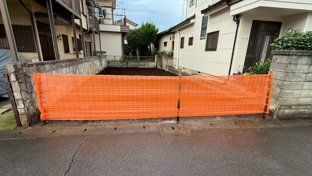 ふじみ野市上ノ原の解体工事