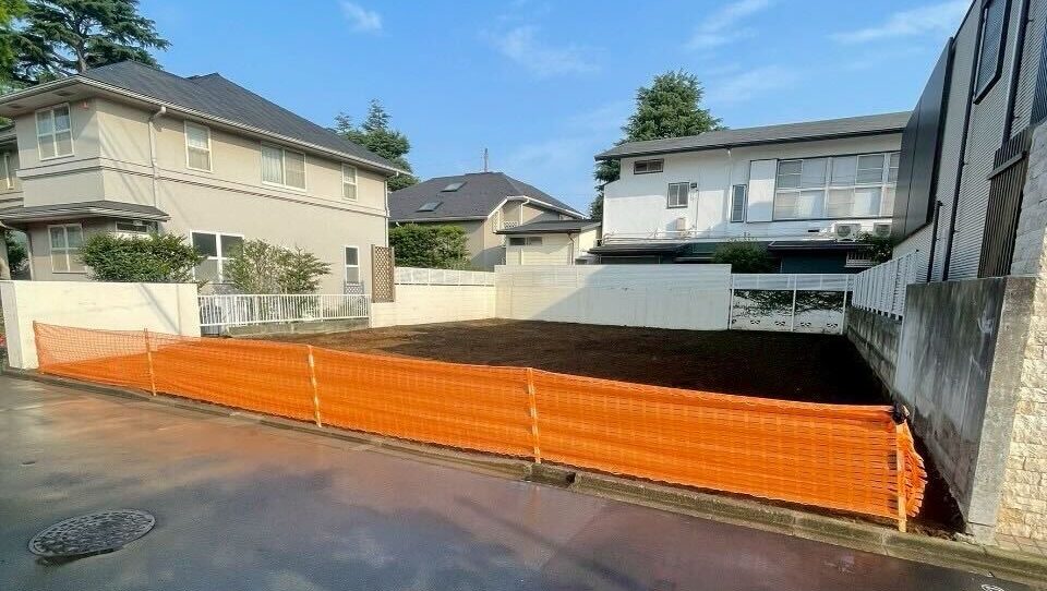 世田谷区深沢の解体工事の画像