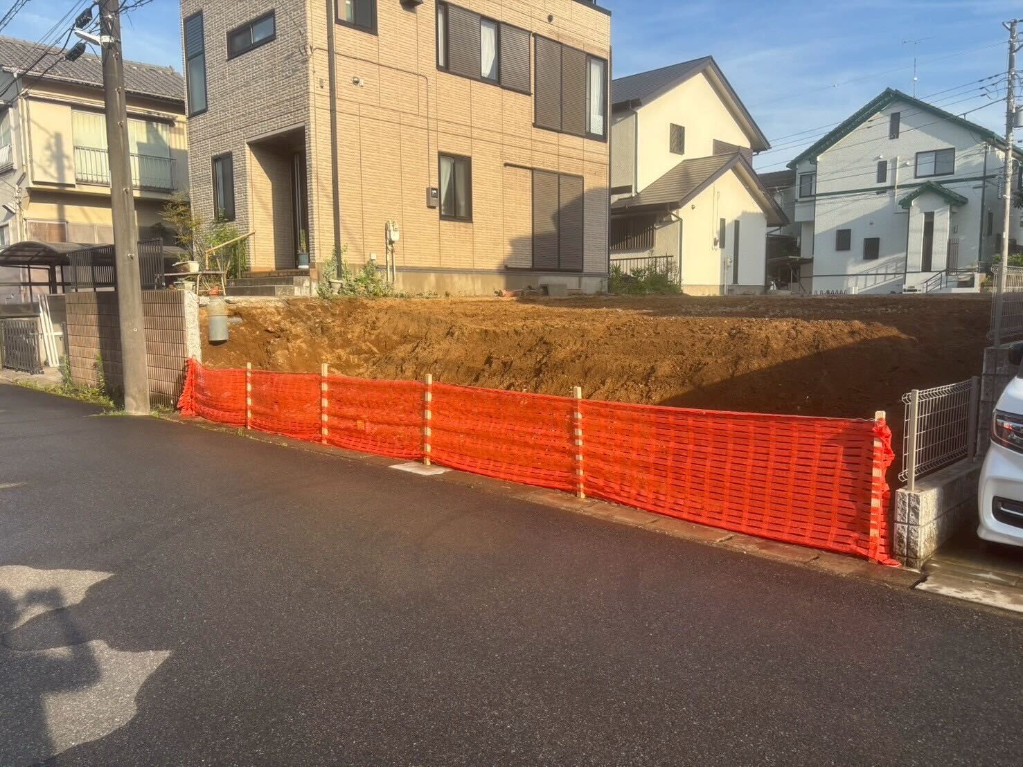 千葉市若葉区若松台の解体工事の画像
