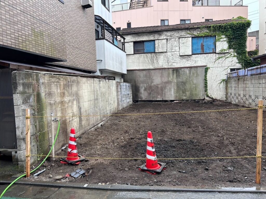 品川区南品川の解体工事